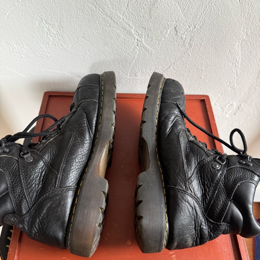 Dr. Martens Black Steel Toe Safety Shoe Chunky Lace Up Work Industrial Boots 12M - Picture 9 of 12